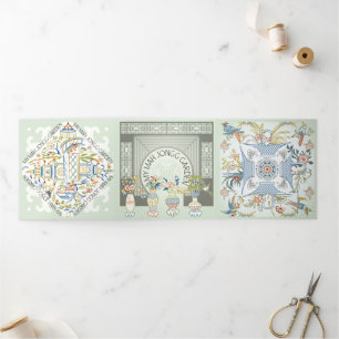 Mon Mah Jongg Garden Triple Card