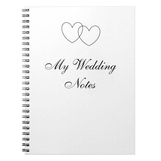 "Mon mariage note" le carnet (Devant)