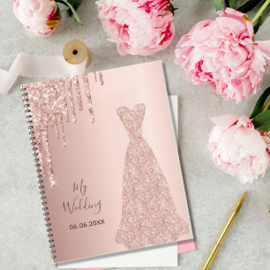 Mon mariage rose or paillettes gouttes mariée 2023