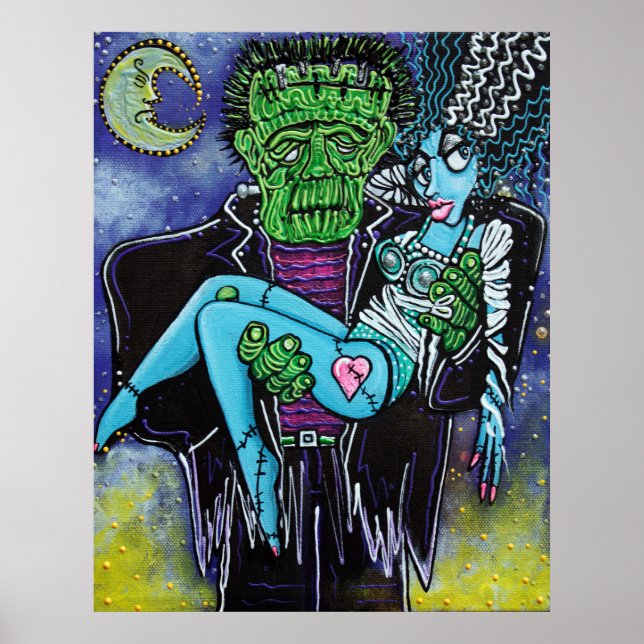 Mon monstre Ma mariée Affiches (Devant)