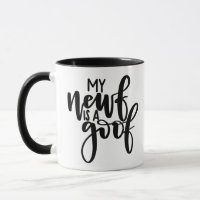 Mon Newf est une bévue - tasse de chien de