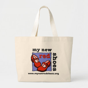 Mon nouveau rouge chausse le sac fourre-tout