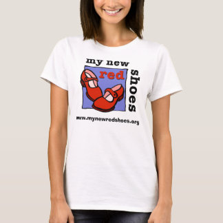 Mon nouveau rouge chausse le T-shirts pour elle
