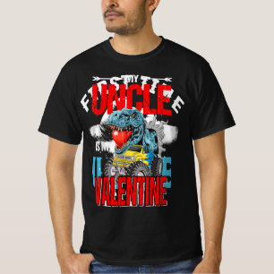Mon Oncle Est Mon T-shirt Saint-Valentin Dinosaure