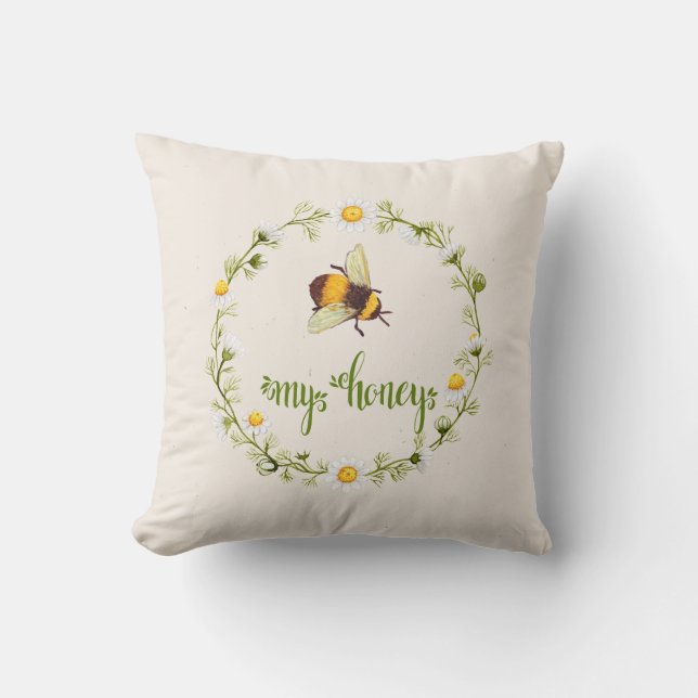 Mon Oreiller à lancer d'abeille (Recto)