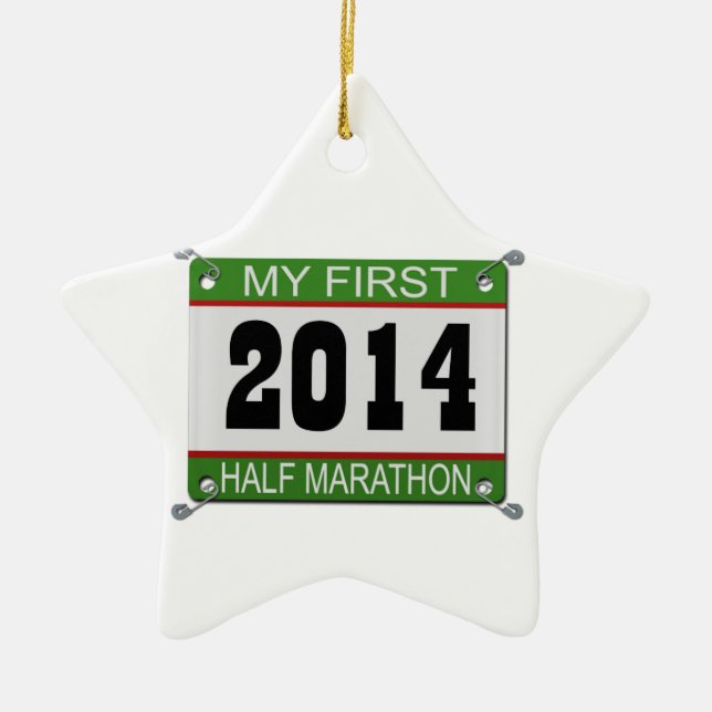 Mon ornement de marathon de première moitié - 2014 (Devant)
