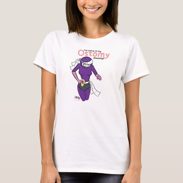 Mon ostomy montre-t-il ? T-shirt (Devant)