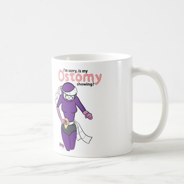 Mon ostomy montre-t-il ? Tasse (Droite)