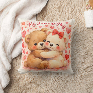 Mon ours en peluche câlin préféré Coussin de la Sa