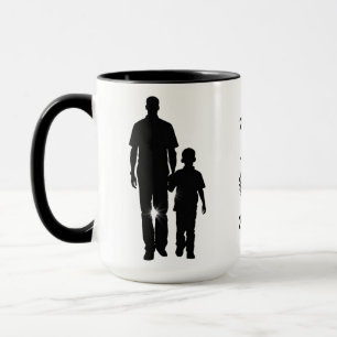 Mon papa Mon héros 15 oz Mug