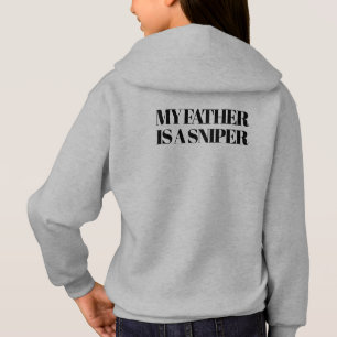 Mon père est un Sweat - shirt à capuche SNIPER