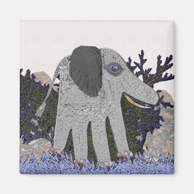 Mon petit aimant éléphant (Devant)