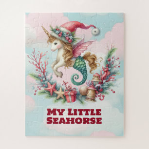 Mon petit cheval de mer Puzzle de Noël pour enfant