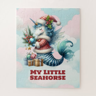 Mon petit cheval de mer Puzzle de Noël pour enfant