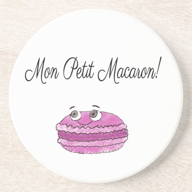 Mon Petit Macaron Coaster (Front)