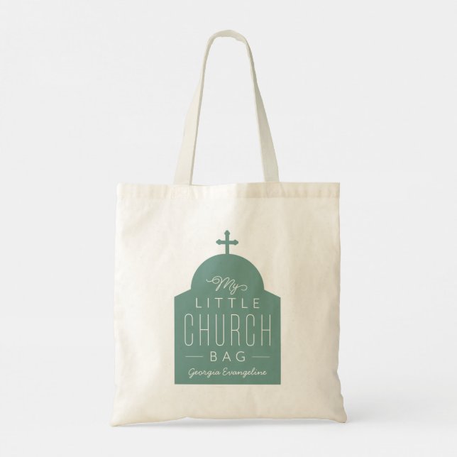 Mon petit sac d'église mignon vert dôme orthodoxe  (Dos)