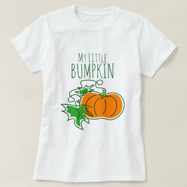 Mon petit T-Shirt de maternité d'automne BUMPKIN (Design devant)