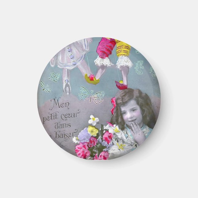 Mon petite coeur dans ce baiser 2 magnet (Front)