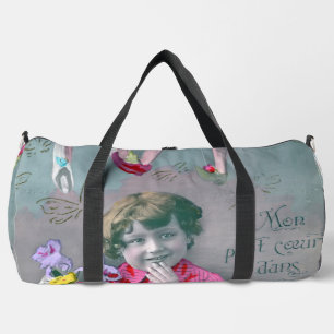Mon petite coeur dans ce baiser duffle bag