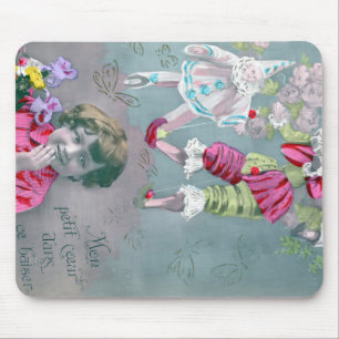 Mon petite coeur dans ce baiser mouse pad