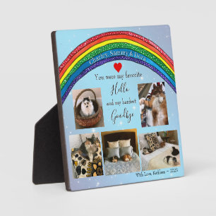 Mon préféré Hello Pet Memorial Photo Plaque
