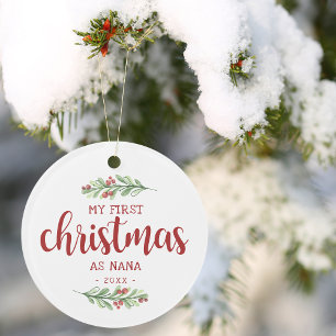 Mon premier Noël comme Nana Greenery