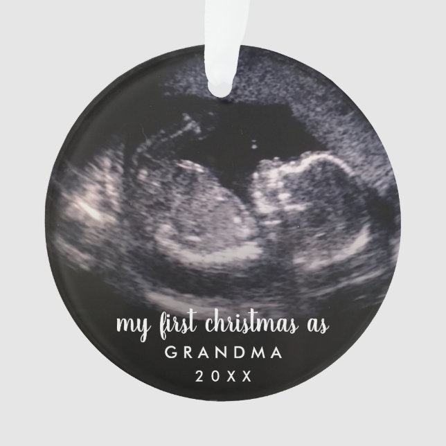 Mon premier Noël en grand-mère Ultrasonic Photo (devant)