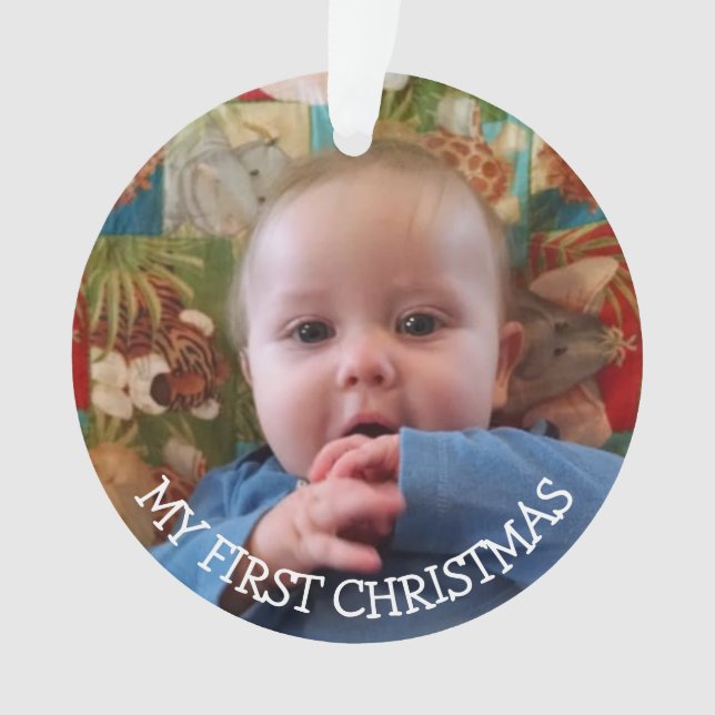 Mon premier Noël Nouveau bébé Keepsaké (devant)
