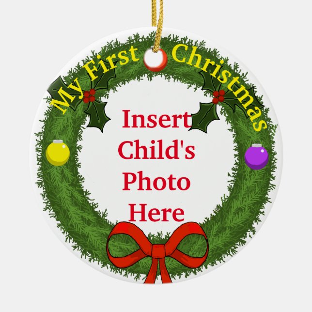 Mon premier ornement de Noël (Devant)