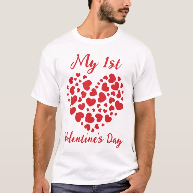 Mon premier T-shirt Saint Valentin (Devant)