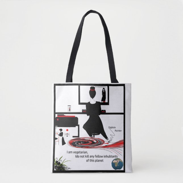 Mon profil dessin sur le sac (Devant)