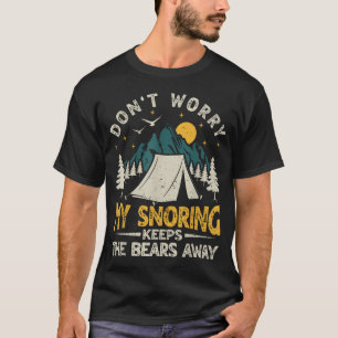 Mon ronflement éloigne les ours T-shirt drôle de c