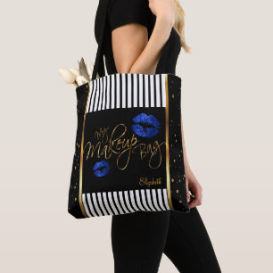 Mon sac de maquillage en or Confetti - Lèvres Part