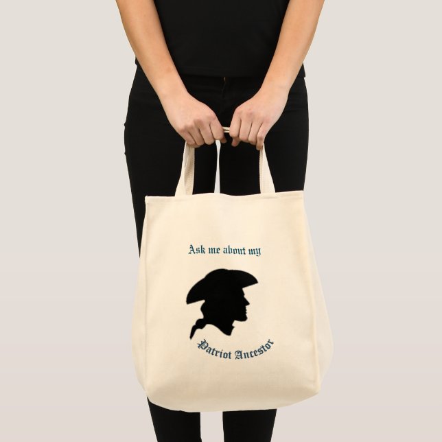 Mon Sac fourre-tout d'ancêtre patriote (Devant (produit))
