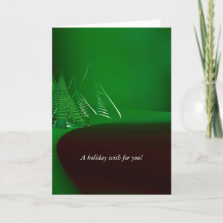 "Mon souhait à vous" carte de souhait d'arbres