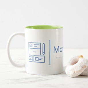 Mon Space Web Unique Coffee Shop Two-Tone Coffee Mug