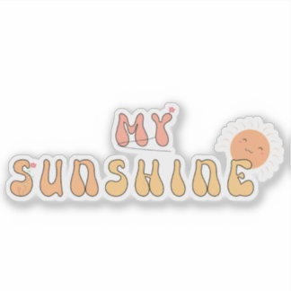 Mon Sticker en vinyle Sunshine