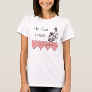 Mon T-shirt de quatre amours