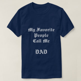 Mon T-shirt préféré de bleu marine des personnes