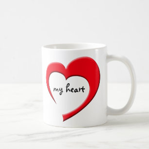 Mon tasse du coeur II (rouge)