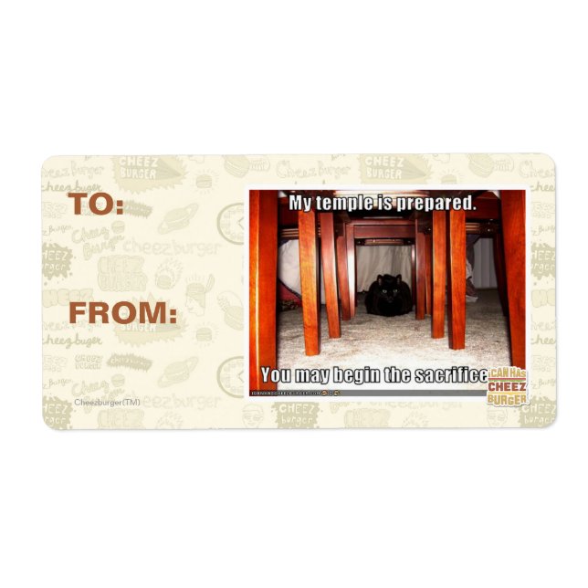 Mon temple est préparé. (Devant)