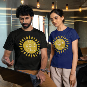 Mon Temps Pour Briller, T-shirt Sun Print