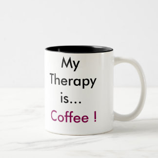 "Mon traitement est du café" Mug de café