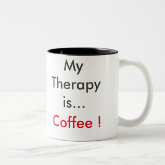 "Mon traitement est du café" Mug de café