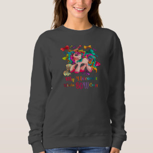 Mon Unicorne Est Un Sweatshirt Folle De Kinda Bow