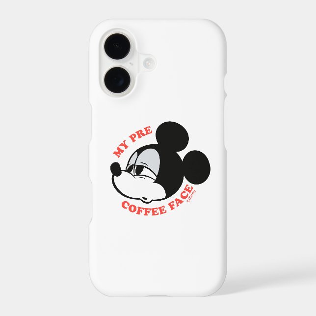 Mon visage de Mickey Mouse avant café (Verso)
