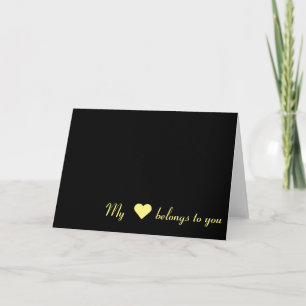 Mon ♥ vous appartient, carte