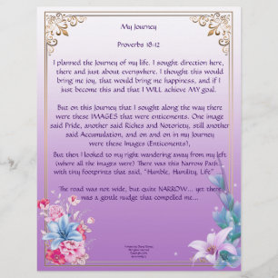 Mon voyage Papier personnalisé