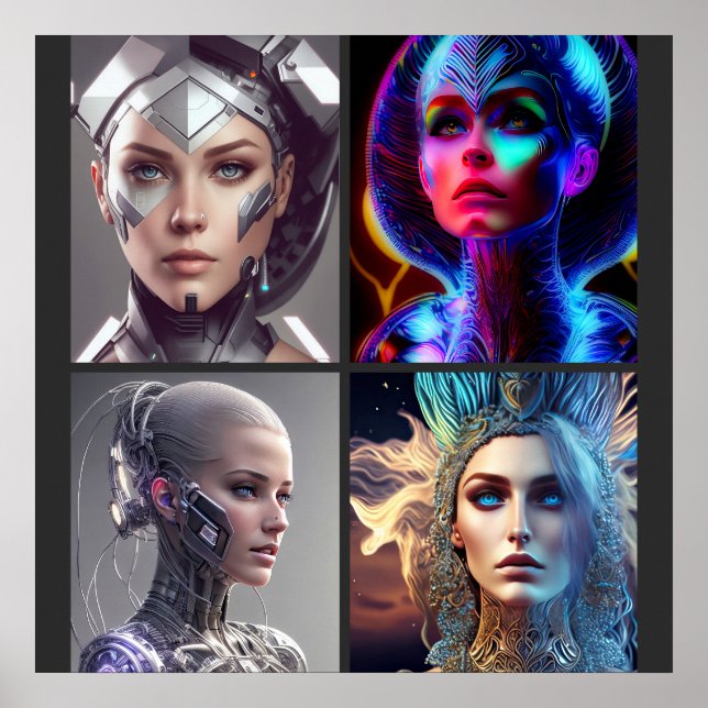 MONA CYBORG 4 POSTER (Front)