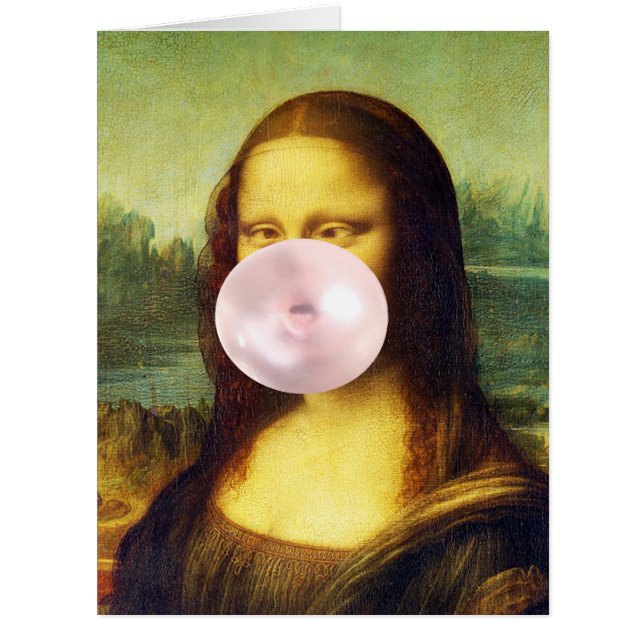 Mona dans la carte d'amour (Devant)